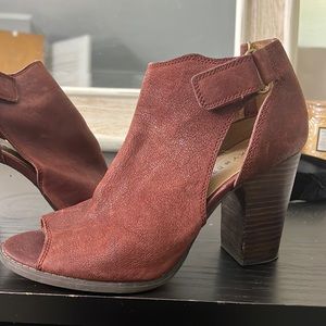 Lucky Brand open toe booties